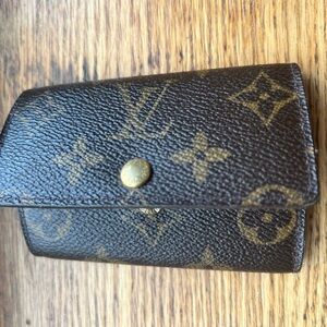 Louis Vuitton Brown Monogram Key Pouch